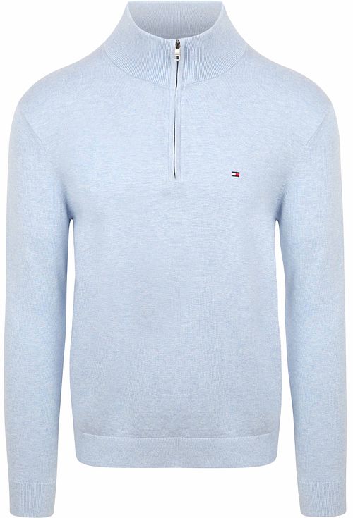 Tommy Hilfiger Half Zip Pullover Essential Hellblau Product