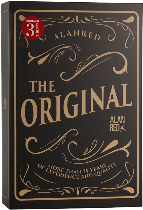 Alan Red Giftbox Derby O-Hals T-shirts Wit (3Pack) Product