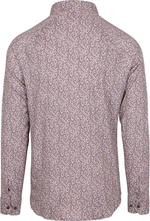 Chemise Desoto Timeless Elegance imprimé paisley beige Product / Achterkant