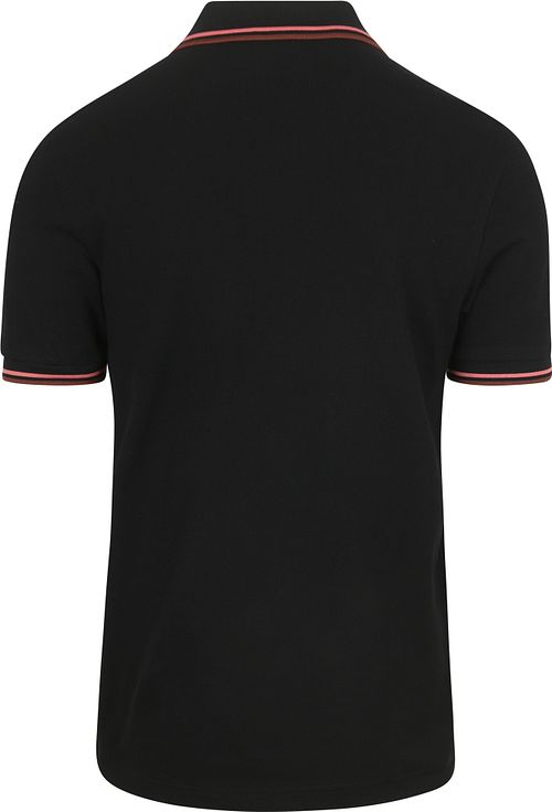 Fred Perry M3600 Polo Sort Y67 – Slim Fit Product / Achterkant