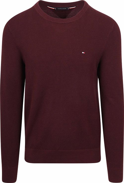 Maglione Tommy Hilfiger Structure Bordeaux Product