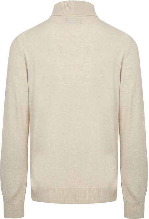 Suitable Ecotec Rollkragenpullover Ecru Product / Achterkant