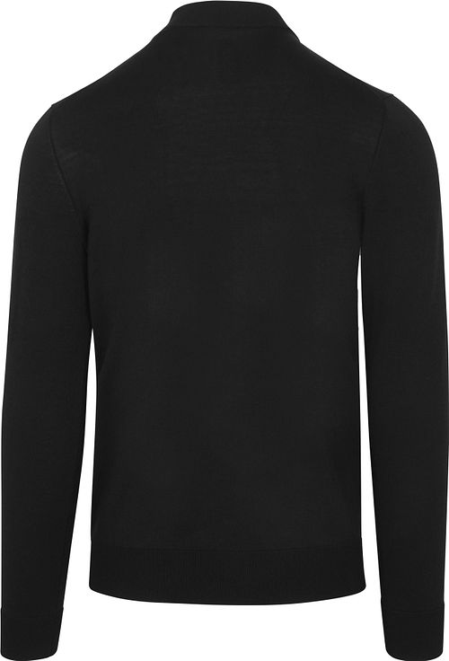 Suitable Pull Cooldry Knit Turtleneck Noir Product / Achterkant
