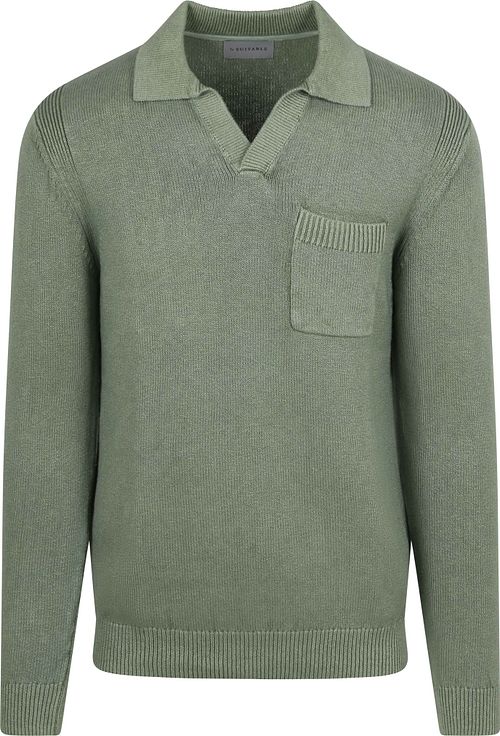 Suitable Pull Raw Riva Knit Vert