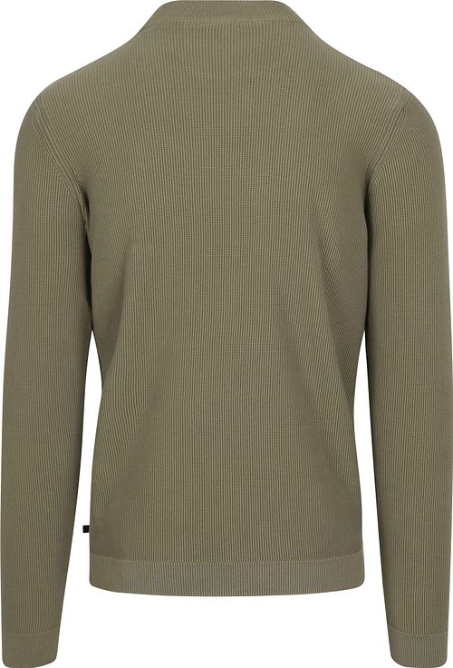 Suitable Respect Pullover Mamase Mid Grün Product / Achterkant