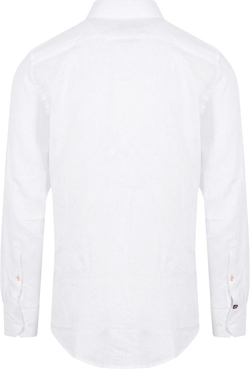 Suitable Shirt Linen White Product / Achterkant