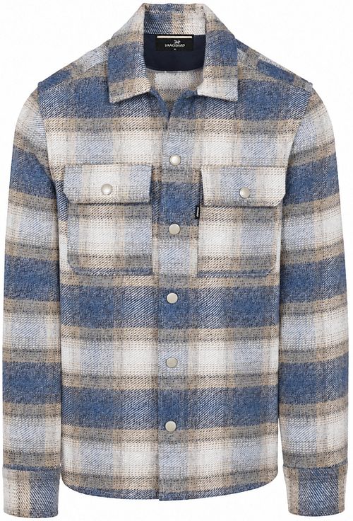 Vanguard Sobrecamisa Brushed De cuadros Azul