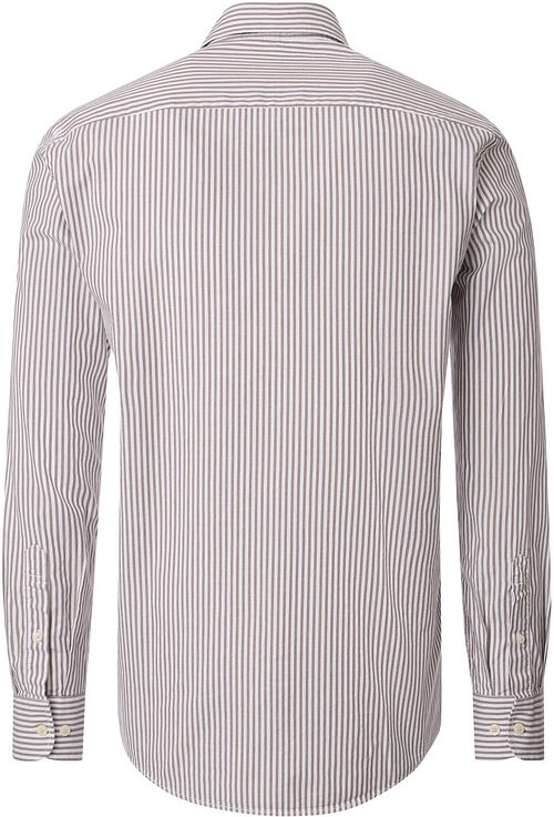 Casa Moda Chemise Marron Rayé