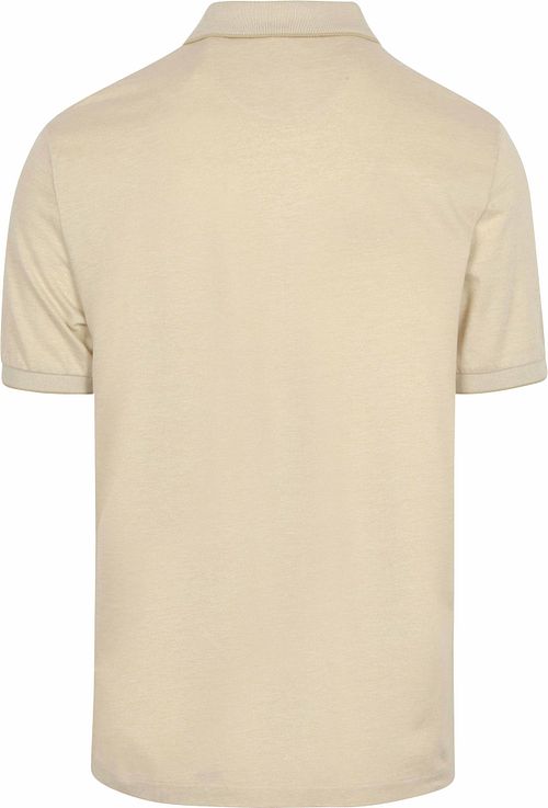 Gant 2Tone Piqué Polo Shirt Ecru Product / Achterkant