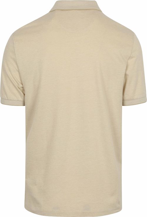 Gant 2Tone Piqué Polo Shirt Ecru Product / Achterkant