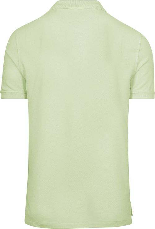 KING Essentials Polo The Rene w kolorze szałwiowej zieleni Product / Achterkant