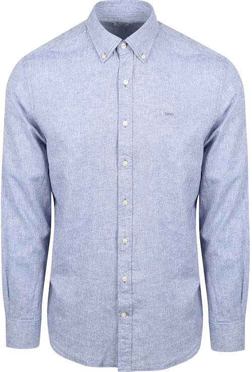 McGregor Skjorte i Linnedblanding Vintage Blå Product