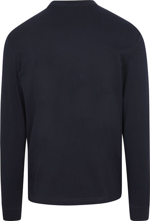 Napapijri Longsleeve T-shirt Logo Marine Product / Achterkant