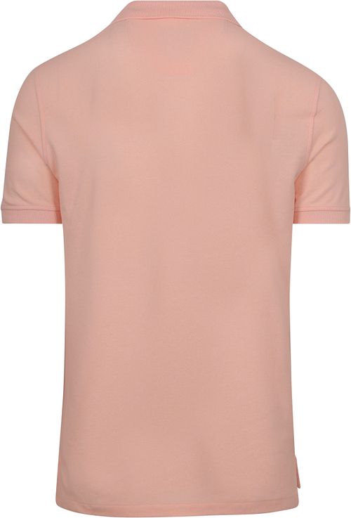 King Essentials The Rene Poloshirt Roze Product / Achterkant