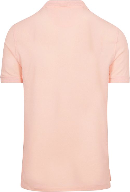 King Essentials The Rene Poloshirt Lichtroze Product / Achterkant