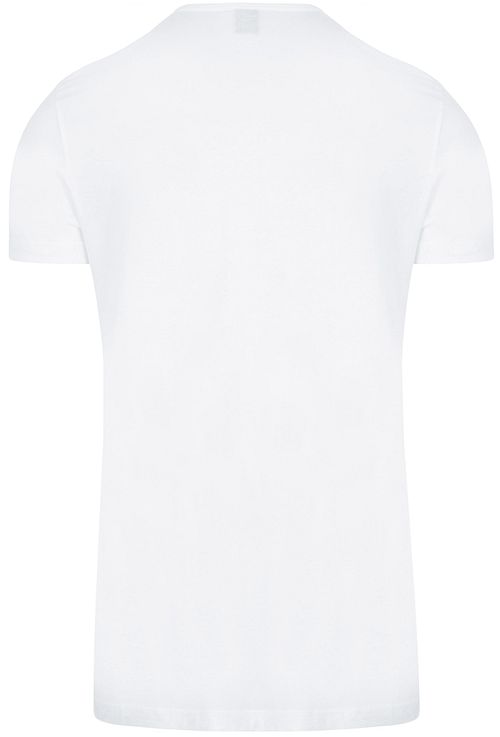 Suitable Ota T-Shirt Girocollo Bianco 2-Pack Product / Achterkant