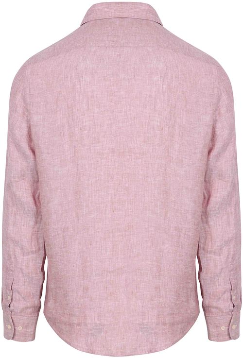 Suitable Overhemd Linnen Roze Product / Achterkant