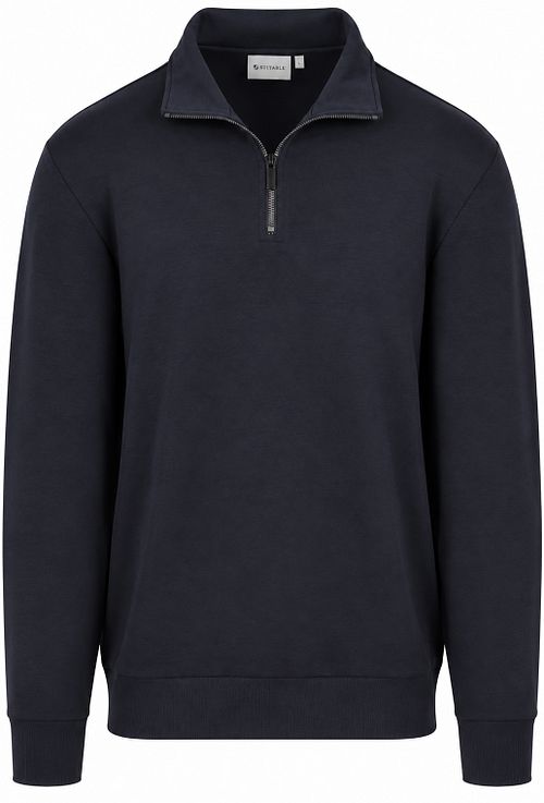 Suitable Scuba Half Zip Trui Navy Product