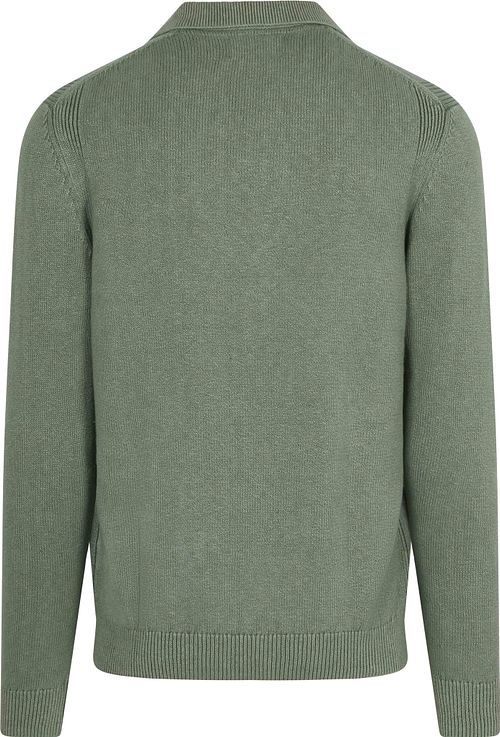 Sweter Suitable Raw Riva Knit w kolorze zielonym Product / Achterkant