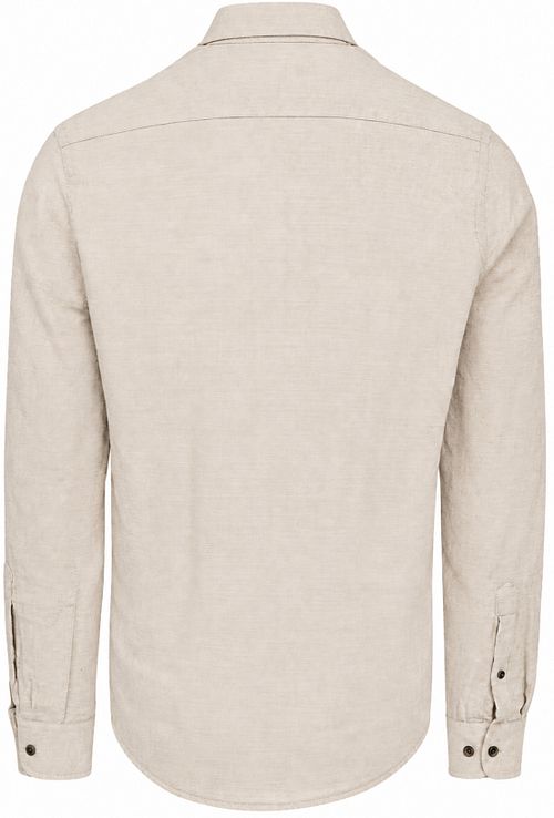 CASAMODA Camicia Casual Faux Uni Beige Product / Achterkant