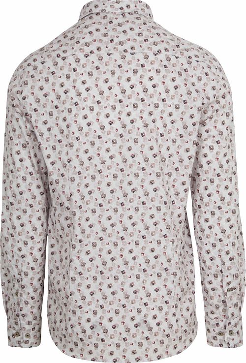 Chemise State of Art imprimé Gris Product / Achterkant