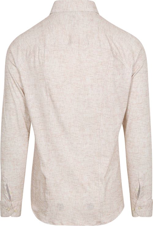 Desoto Skjorte Monokrom Beige Product / Achterkant