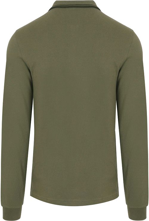 Fred Perry Longsleeve Polo Green W49 Product / Achterkant