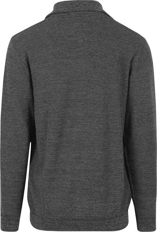 Casa Moda Half Zip Pullover Donkergroen Product / Achterkant