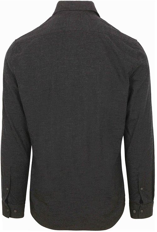 Marc O'Polo Skjorte Flannel Print Antracit Product / Achterkant