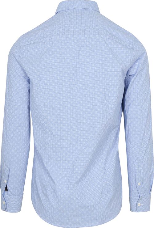 NZA Shirt Tuki Jacquard Print Blue