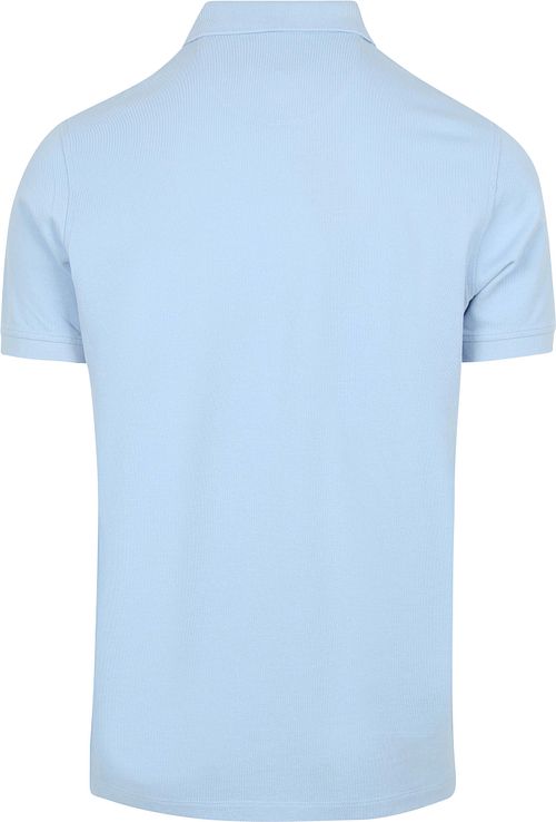 Steppin' Out Polo Piqué Classic Hellblau Product / Achterkant