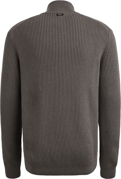 Vanguard Genser Halv Glidelås Struktur Taupe Product / Achterkant