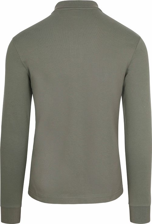 BOSS Passerby Polo Manga Larga Green Product / Achterkant