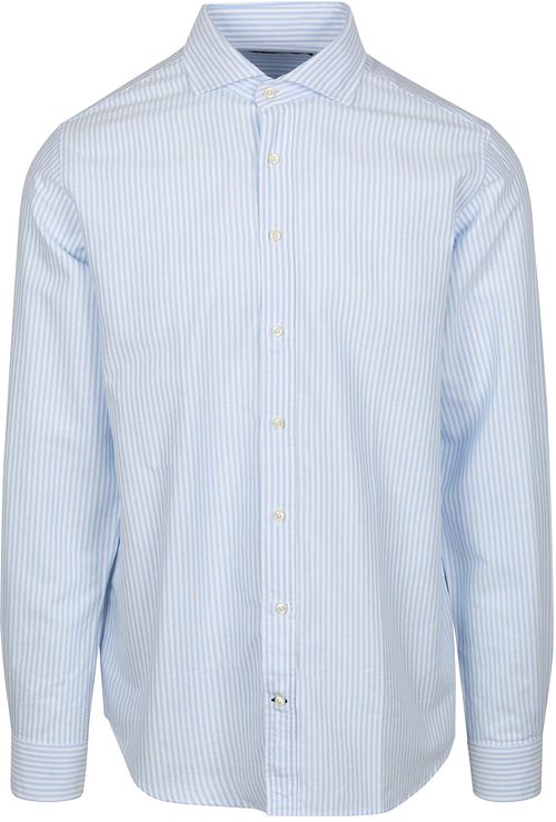 Camisa Oxford de rayas Steppin' Out en azul claro Product