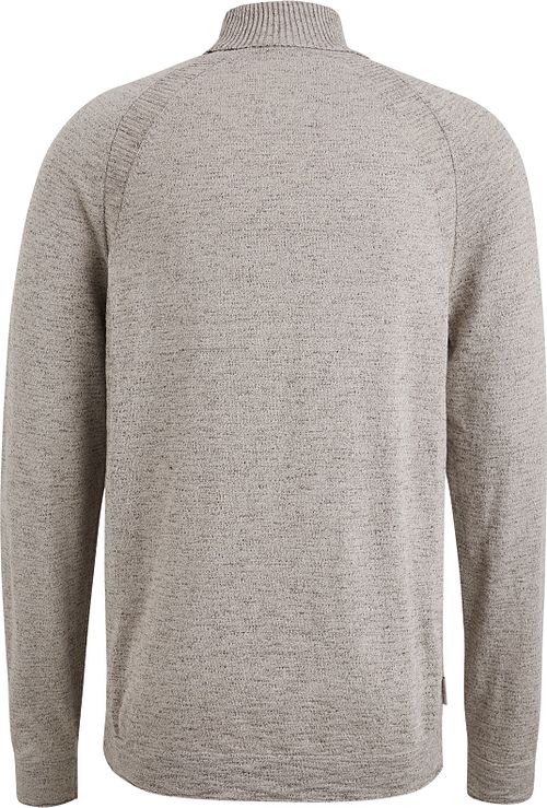 Cast Iron Rollkragenpullover Melange Grau Product / Achterkant