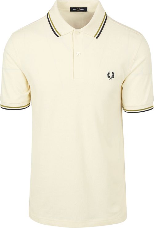 Fred Perry Polo Twin Tipped M3600 Ecru 46A Product