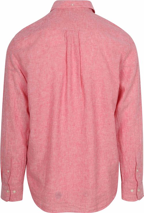 GANT Camicia Cotone Lino Pink Product / Achterkant
