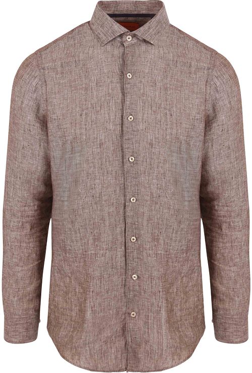 Koszula Suitable z lnu w kolorze taupe Product