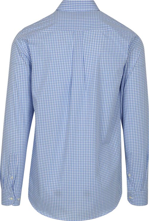 Steppin' Out Shirt Checks Light Blue Product / Achterkant