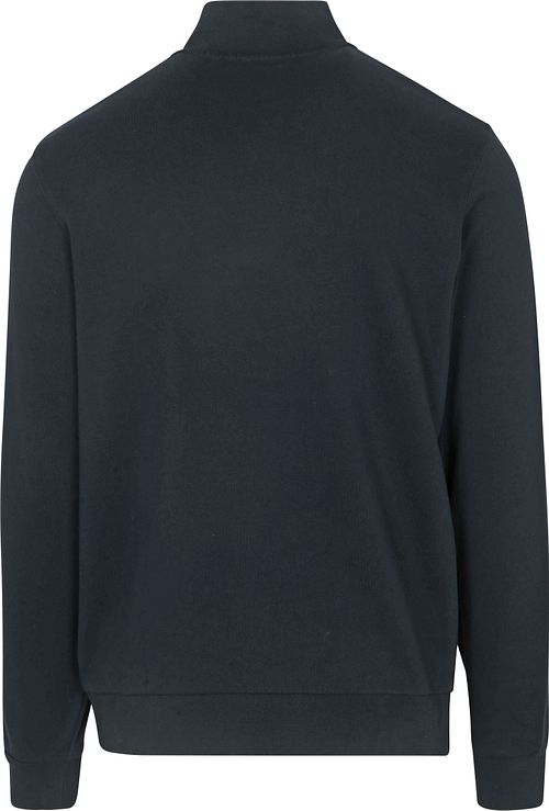 Sweter Half Zip Lyle & Scott w kolorze tonal navy Product / Achterkant
