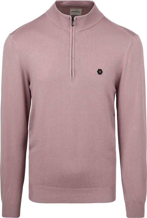 Jersey de punto Half Zip No Excess malva Product
