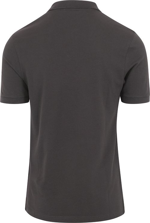 Lyle and Scott Polo Plain Antraciet Product / Achterkant