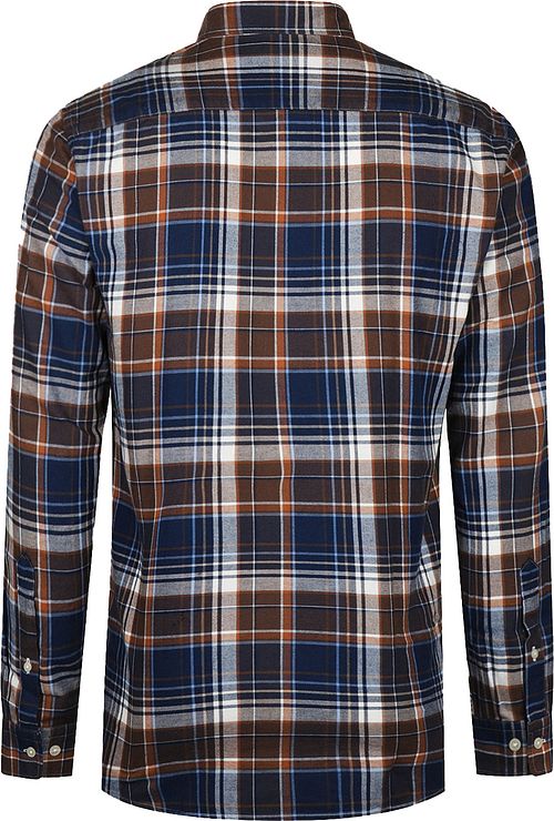 McGregor Hemd Ruit Beige Blauw Product / Achterkant