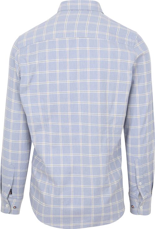 NZA Shirt Armando Flannel Checks Blue Product / Achterkant