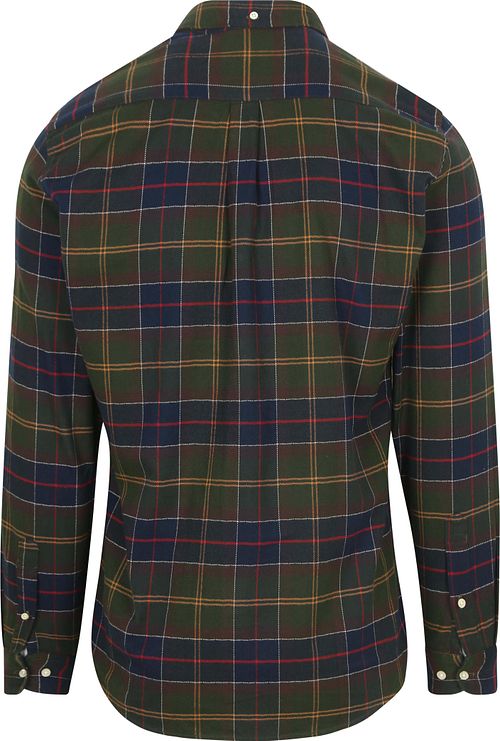 Barbour Kyeloch Hemd Karo Dunkelgrün Product / Achterkant