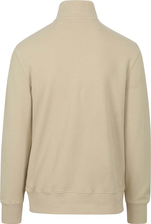 Gant Half Zip Pullover Ecru Product / Achterkant