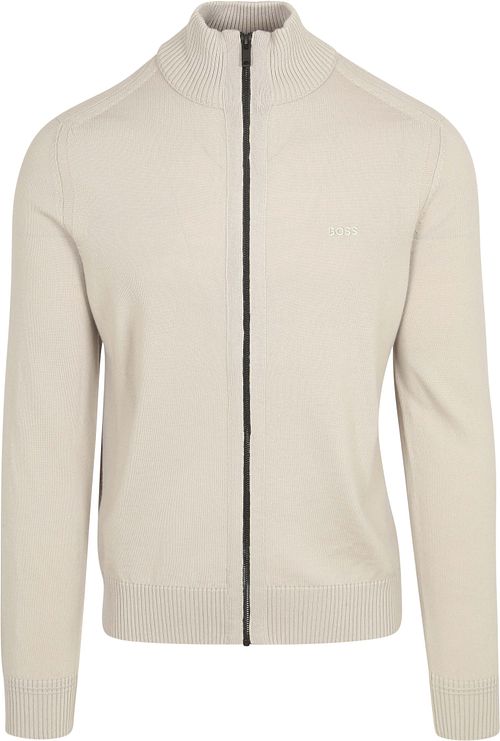 BOSS Avac Cardigan Mix Laine Greige Product