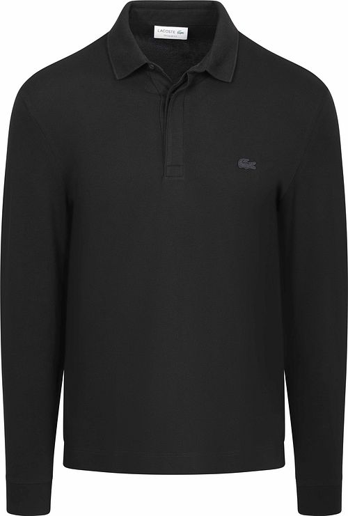 Lacoste Longsleeve Poloshirt Piqué Noir