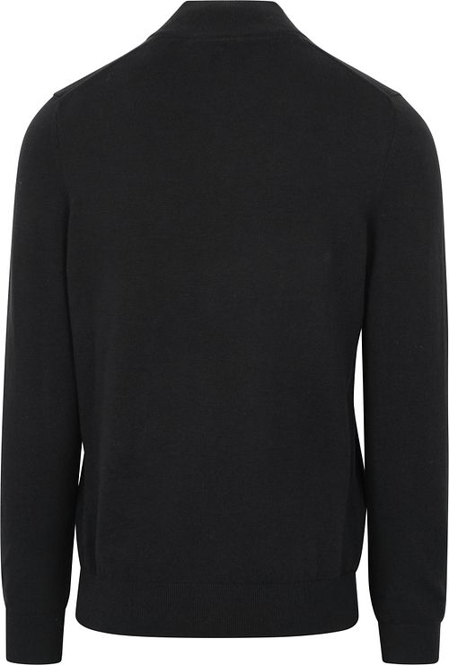 Lyle & Scott Halvveis Glidelåsgenser Svart Product / Achterkant