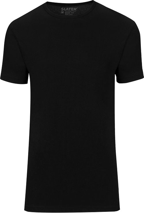 Slater 4-pakning Basic Fit T-skjorte Svart Product